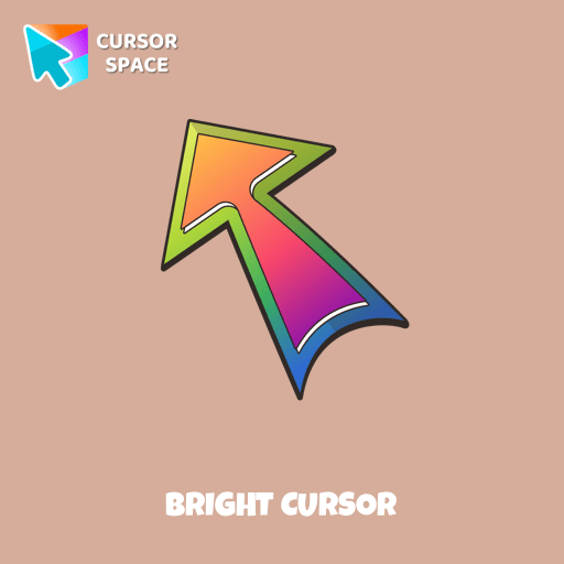 Bright cursor arrow cursor